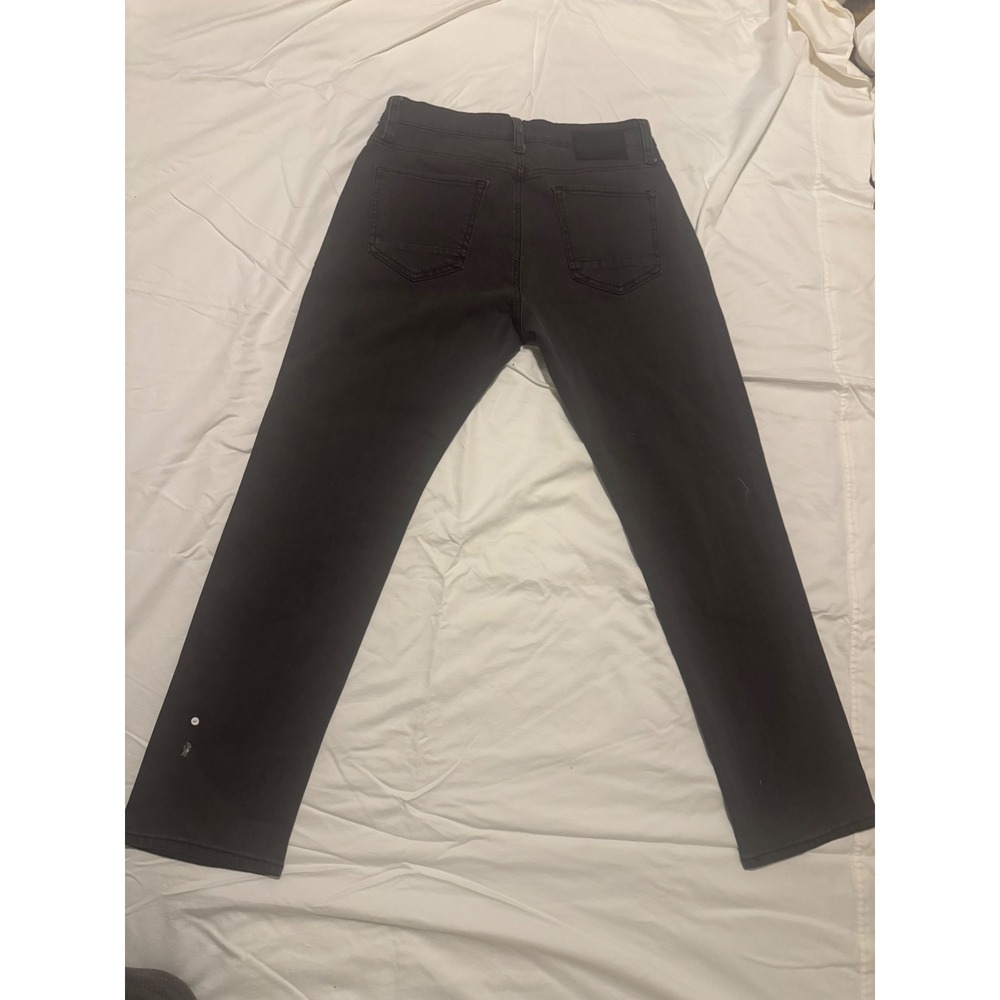 Mavi Marcus Slim Straight Leg Jeans Faded Black Grey Denim Size 32x30